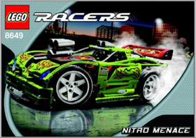 LEGO 8649 - Racers: Power Racers: Nitro Menace - 2005 - NO BOX / STICKERS