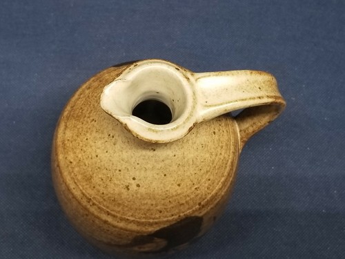 Vintage Salt Glazed Pottery Pitcher - Picture 4 of 5