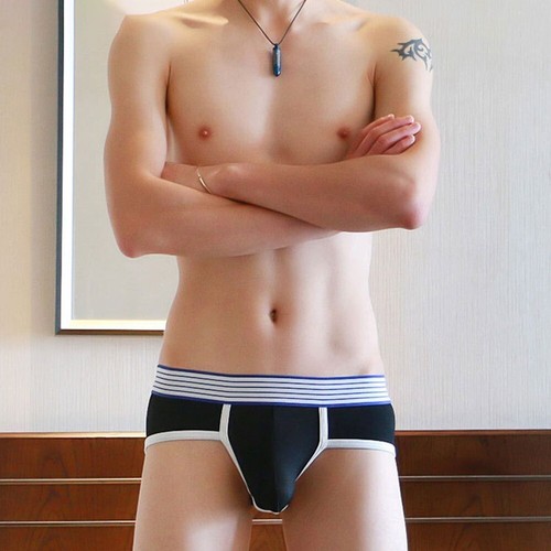 Jockstrap Herren Unterwäsche leichte Low Waist Pouch U-konvex Unterhose - Bild 11 von 15