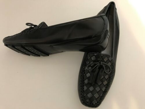 NEW ROBERT ZUR Women's CHECKER DRIVER BLACK/GUNMETAL Size 6 2A US