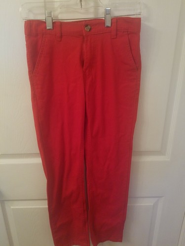 Hose Mädchen L 10/12 Basic Edition rot orange Baumwolle - Bild 2 von 10