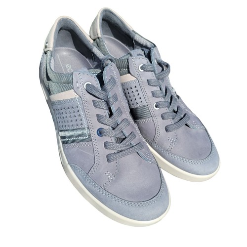 ECCO mens Size 40 Grey Collin 2.0 Lace Sneakers - Picture 3 of 9