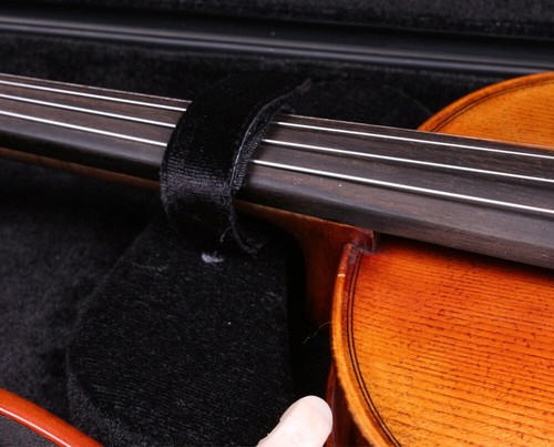 Estuche de violín blanco 4/4 tamaño completo luz fuerte fibra de carbono carcasa dura bloqueo de código - Imagen 12 de 13