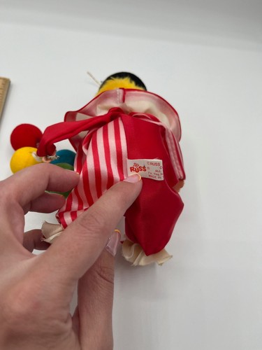 Vintage Christmas Russ Ornament Clown - Picture 3 of 3
