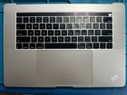 MacBook Pro 15" A1990 2018 2019 Silber Handauflage Tastatur Trackpad EMC 3359