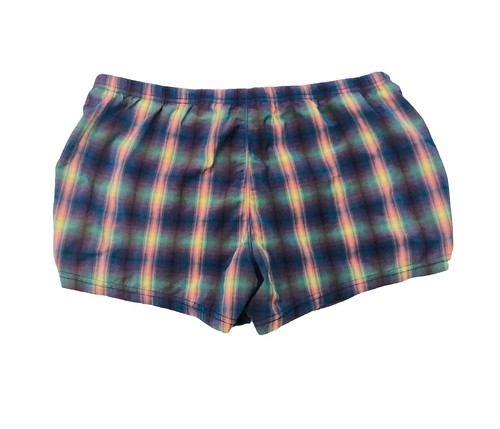 Sauvage California Swim Trunks Mens L Purple Striped Mesh Lined Beach Vacation - Picture 5 of 7