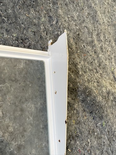 124636 Whirlpool Kenmore refrigerator glass shelf used part - Picture 7 of 10