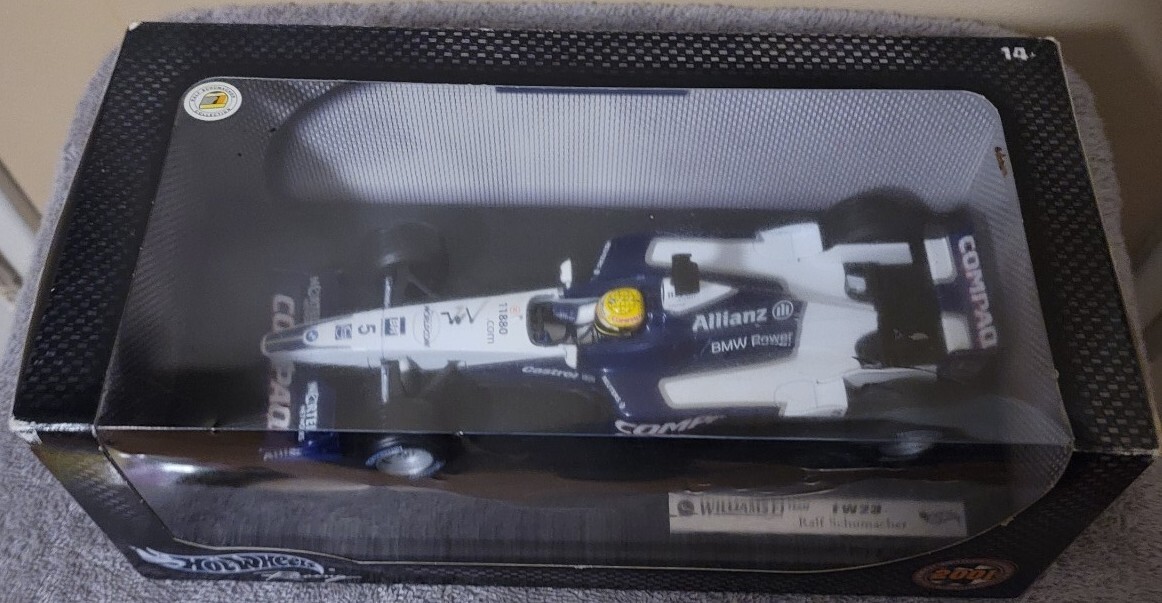 2001 Hot Wheels Racing Williams F1 BMW FW23 Ralph Schumacher