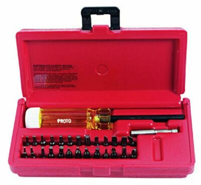 New Proto 28 Piece Magnetic Screwdriver Bit Set J61929