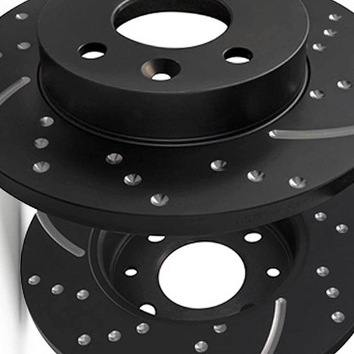 Disco de freno deportivo EBC Turbo Groove Disc EBC106367 para Lexus RX (2) RX (3 - Imagen 4 de 5