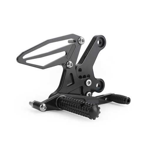 Rearsets Adjustable Foot Pegs Rest For Kawasaki EX Ninja 250 400 18-22 Black - Picture 9 of 12