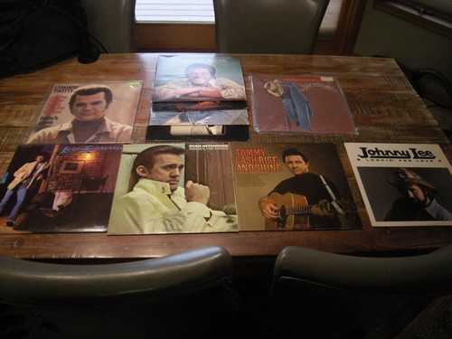 Vintage 10 LP Lot Classic Country & Western Music, VG Or Better Vinyl TC924