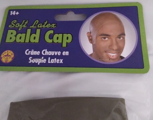 Latex Bald Cap choice flesh pink dark skin special fx makeup life cast stage act - Picture 9 of 24