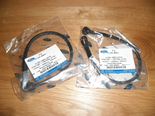 2 x Genuine Ford Escort Mk5/6 RS Cosworth 2000 XR Parcel Shelf Lifting Straps - Picture 2 of 2