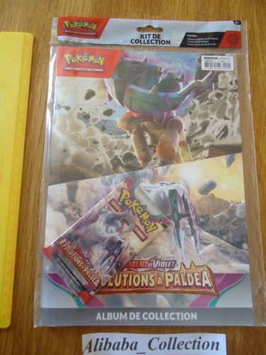 NEUF LOT POKEMON ALBUM + BOOSTER EVOLUTIONS à PALDEA + POSTER KIT - Picture 1 of 2