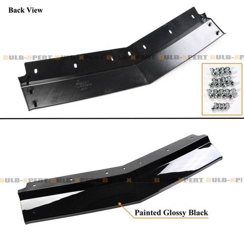 Divisor de labios de parachoques delantero negro brillante STG 3 Winglet para Corvette C8 Z51 2020-25 - Imagen 4 de 9