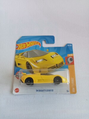 HOT WHEELS '94 BUGATTI EB110 SS 65/250 HW TURBO 2022 HCT67 YELLOW