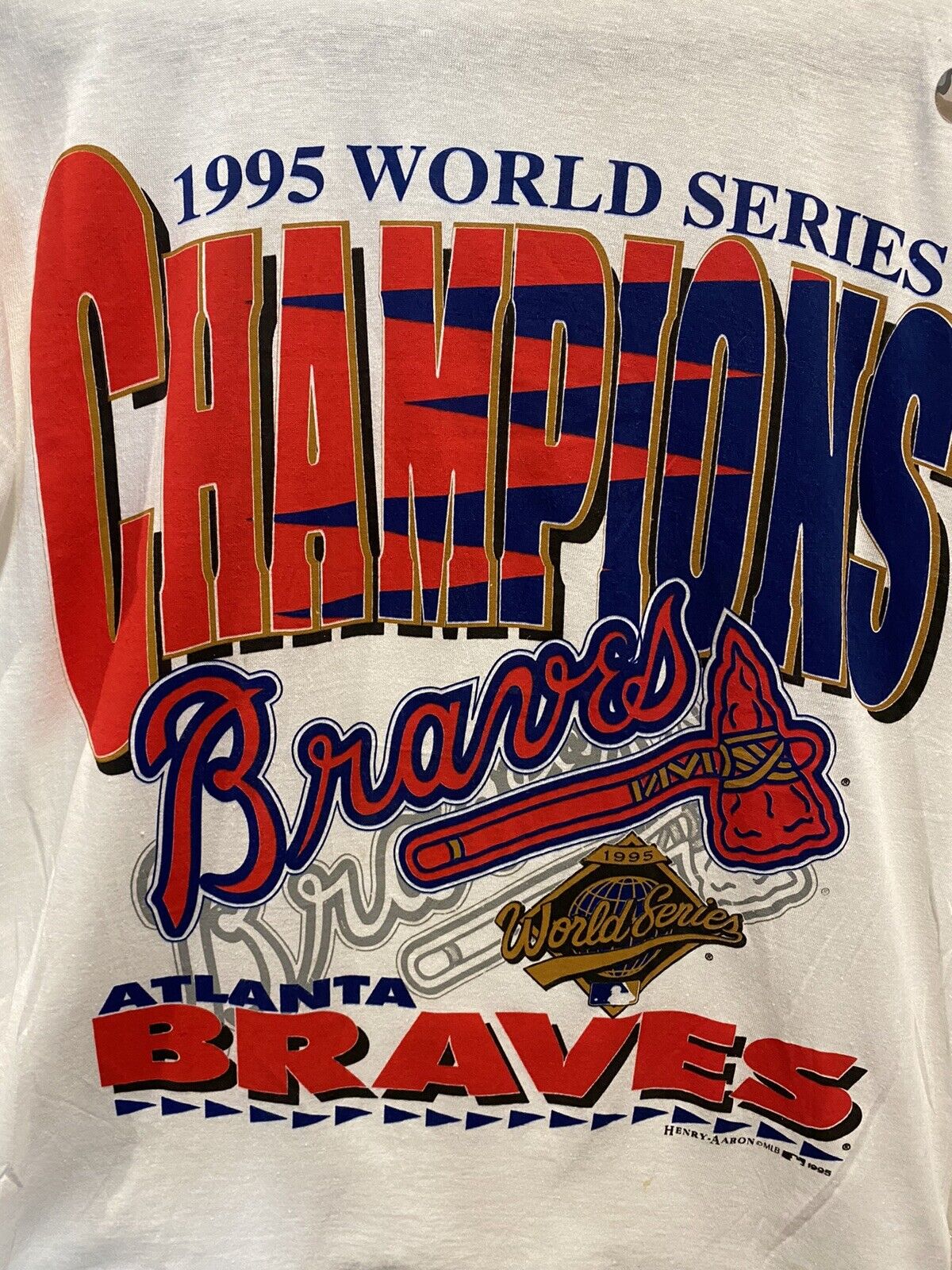 LOGO 7, Shirts, Vintage Atlanta Braves 99192 World Series Shirt