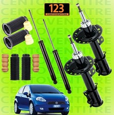 4 AMMORTIZZATORI + TAMPONI ANTERIORI E POSTERIORI PER FIAT GRANDE PUNTO