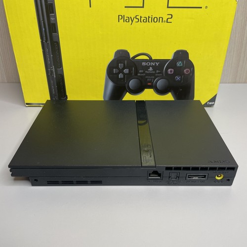 PS2 SLIM KONSOLE mit OVP und KABELN Playstation2 SPCH-70004 PAL - Bild 7 von 14