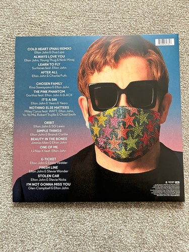 Signed Elton John The Lockdown Sessions LTD 100 Edition Vinyl Eyewear Tote Auto - Picture 7 of 23