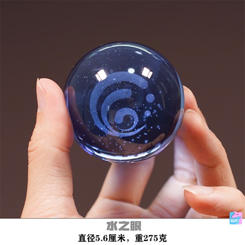 Genshin Impact Elemental Glass Ball Pyro Hydro Cryo Anemo Dendro Geo Electro  - Picture 16 of 19
