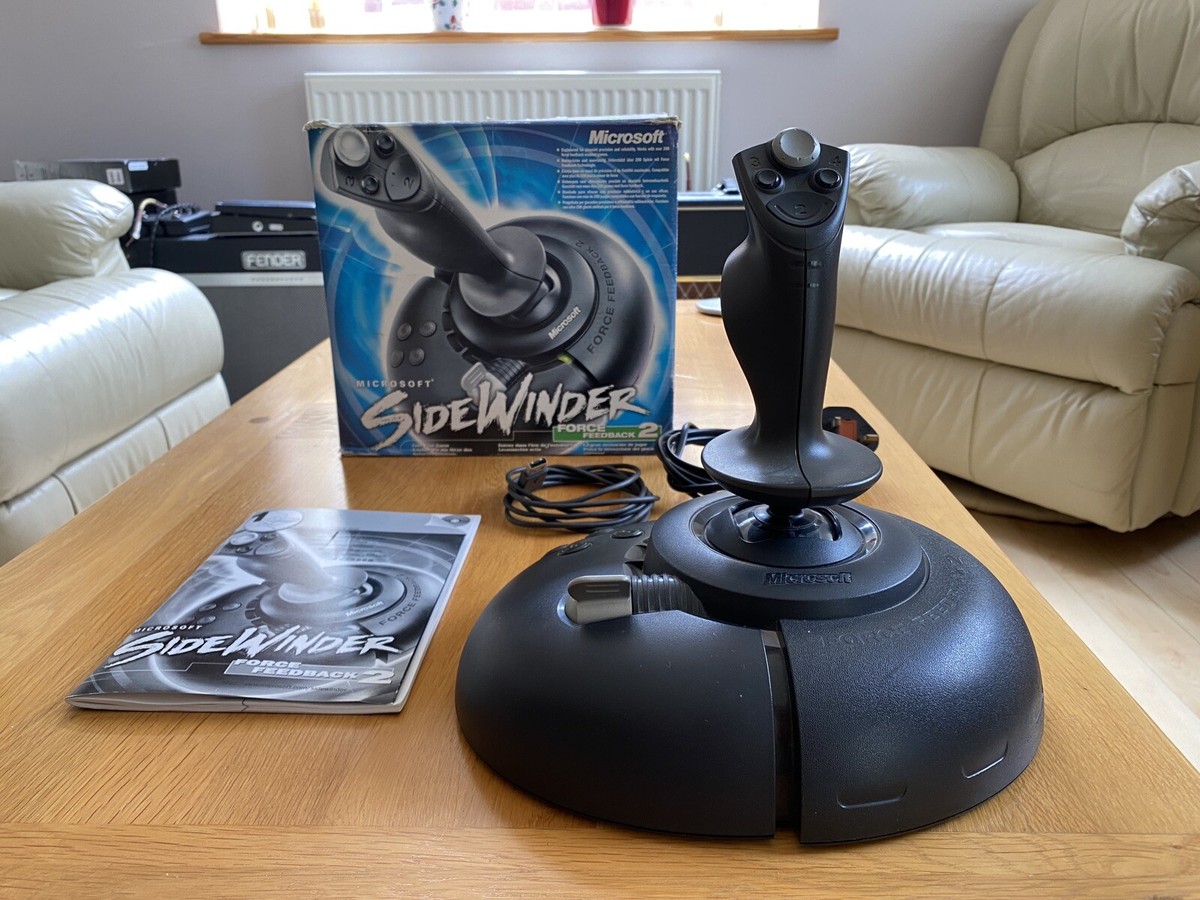 本体のみ Microsoft SideWinderForce Feedback2 Microsoft Sidewinder Force Feedback 2 Joystick - Boxed With