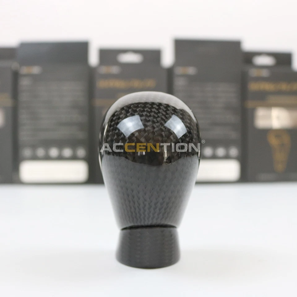 Perilla de cambio de marchas de fibra de carbono real para Lexus RC F GS F 2015-2021 Foto 3 de 4