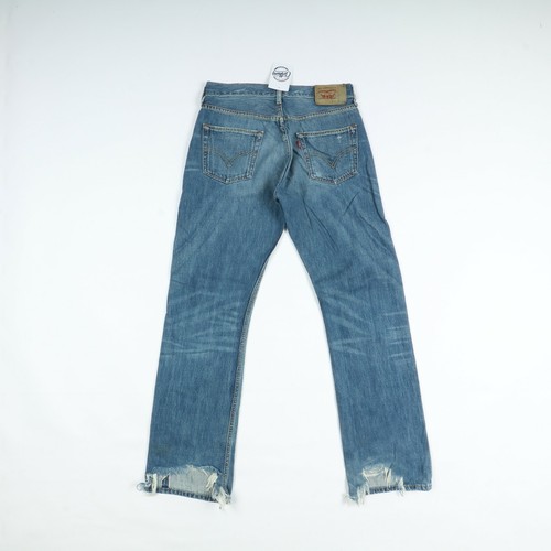 Levi's 501 W33 L34 Selvedge Red Line Used (Cod.Y2412) Man Cimosa Vintage Levis - Picture 2 of 10