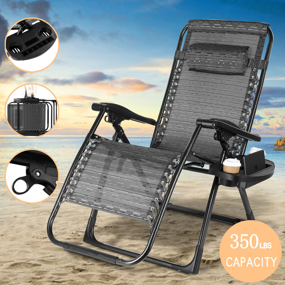 Oversized beach lounge sale chair