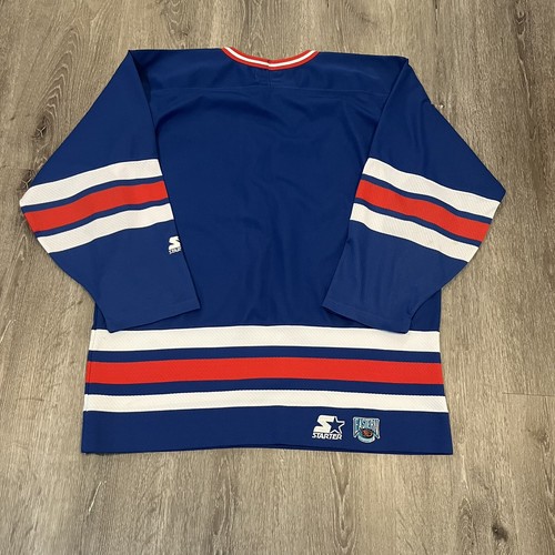 Camiseta New York Rangers Azul Starter NHL Talla Hombre’s Grande (DEFECTOS) - Imagen 6 de 7