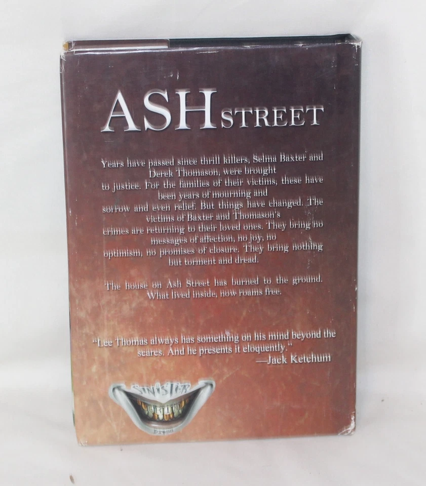 Ash Street Lee Thomas Signed #47/100 Limited ED HB/DJ 2012 Sinister Grin Press - Image 3 of 4