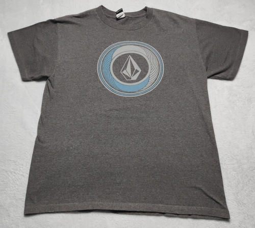 Vintage Volcom Stone Large grau Kreis Grafik T-Shirt Streetwear Skateboard - Bild 1 von 5