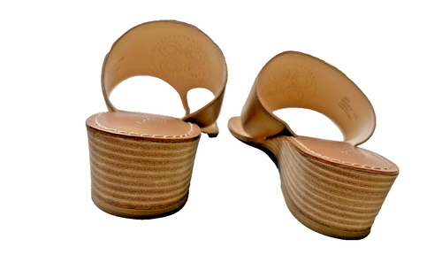Coach Brown Leather Flip Flop Thong Sandals Women flops Sandal Shoes Size new - Picture 8 of 8