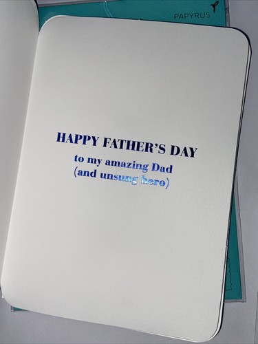 Papyrus Father’s Day Card | Unsung Hero - Picture 2 of 3