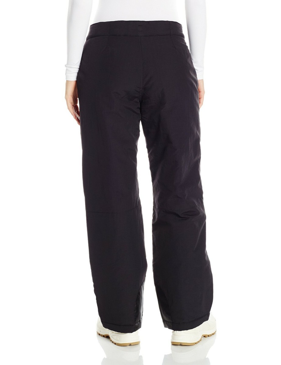 White Sierra Women's Black Toboggan Insulated Ski Pants 8-10