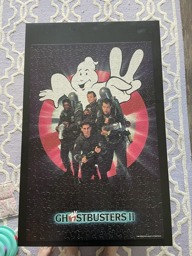 1989 VINTAGE GHOSTBUSTERS 2 MOVIE POSTER 500 EXTRA LARGE PIECES JIGSAW Complete - Picture 2 of 7
