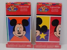 Lot of 2 Disney Mickey's WALL PAPER Pre-Cut Border 7.7 Sq Ft EACH, KIDS ROOM