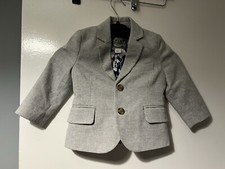 Baby Boy 6-12 Months Monsoon Notting Hill W11 Poly Cotton Linen Viscose Jacket