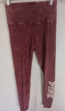 Victoria Secret PINK CAMO COTTON Yoga LEGGINGS Logo XS S L High waist NEW