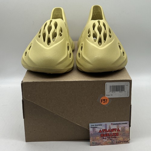 Size 13 - adidas Yeezy Foam RNNR Sulfur GV6775 Brand New Og All - Picture 2 of 7
