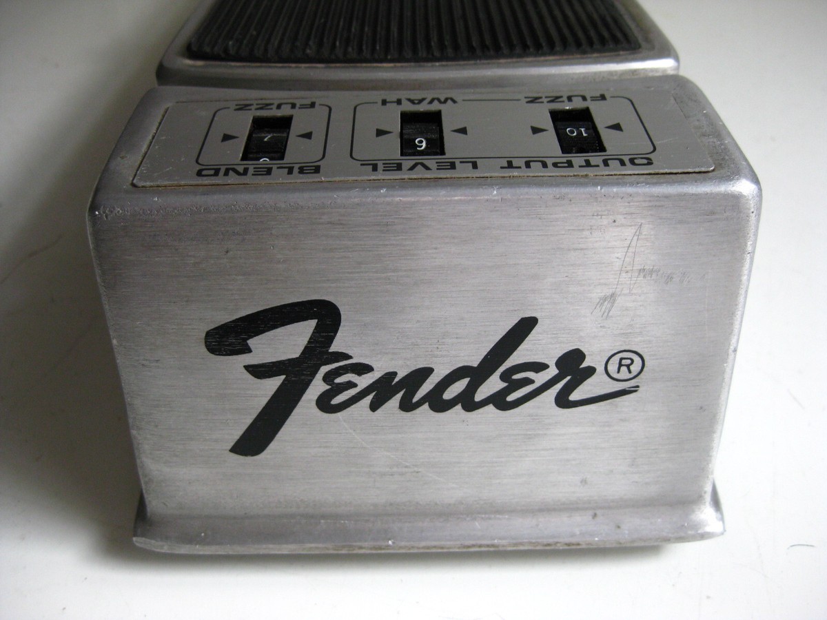 Vintage Early 70's Fender Wah Fuzz Guitar Effect Pedal | eBay