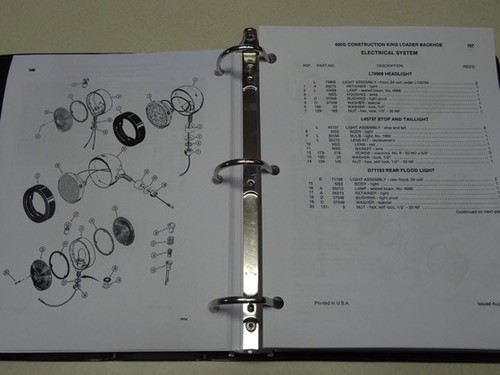 Case 680G Lader Heckbagger Teile Katalog, Manuell,List, Buch, Neu Mit Ordner - Picture 4 of 5