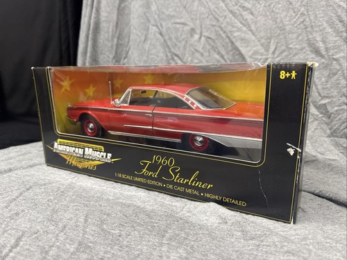 American Muscle Memories 1960 Ford Starliner Red 1:18 NIB!