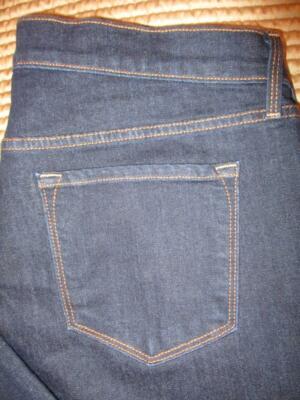 Old Navy Bootcut Stretch Women's Dark Blue Denim Jeans Size 14 S x 30 Mint
