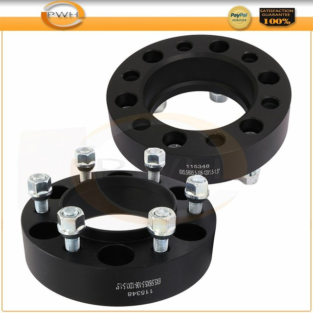 2Pc 1.5" Thick 6x5.5 Hubcentric Wheel Spacers 20072014 For Toyota FJ