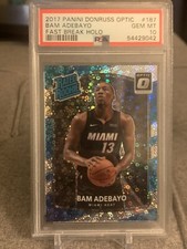 2017 Panini Donruss Optic Bam Adebayo Fast Break Holo PSA 10 GEM MINT