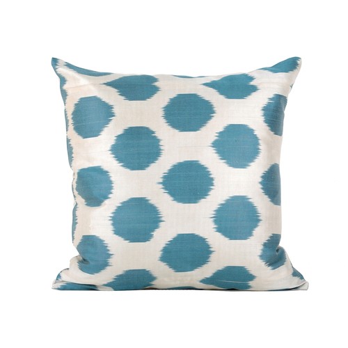 Ikat Pillow Cover Uzbek SET of 4 pcs 20.08" x 20.08" FREE Fast Shipment 08302 - Picture 6 of 11