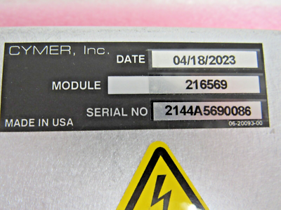 c.r.yさま専用 CYMER, Inc 216569 PANEL 5 OVERRIDE 36-5 | eBay