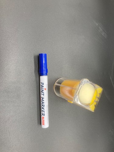 Einhand Zeichengerät mit Stift Königin, Zeichnen Zeichenstift Imkerei Blau Imker - Bild 5 von 5